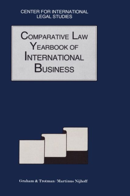 Produktbild: Comparative Law Yearbk Of Intl