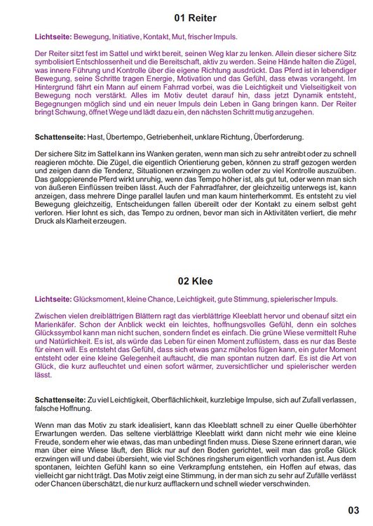Produktbild: Licht und Schatten Deutungen der Lenormandkarten