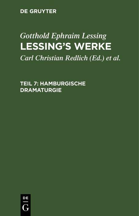 Produktbild: Hamburgische Dramaturgie