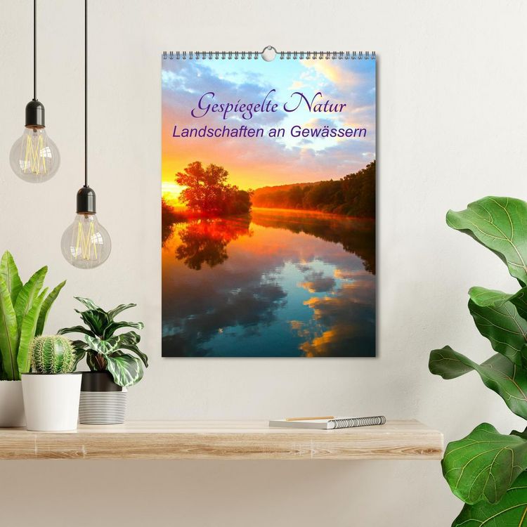Produktbild: Gespiegelte Natur (Wandkalender 2026 DIN A3 hoch), CALVENDO Monatskalender