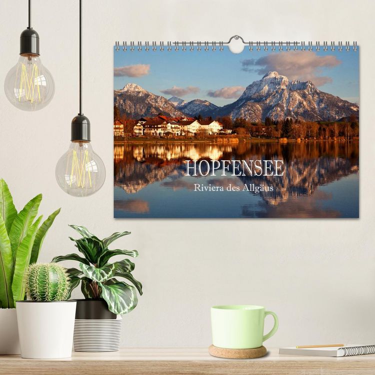 Produktbild: Hopfensee - Riviera des Allg&auml;us (Wandkalender 2026 DIN A4 quer), CALVENDO Monatskalender