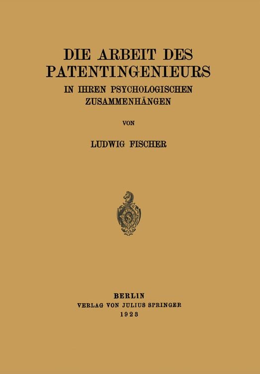 Produktbild: Die Arbeit des Patentingenieurs