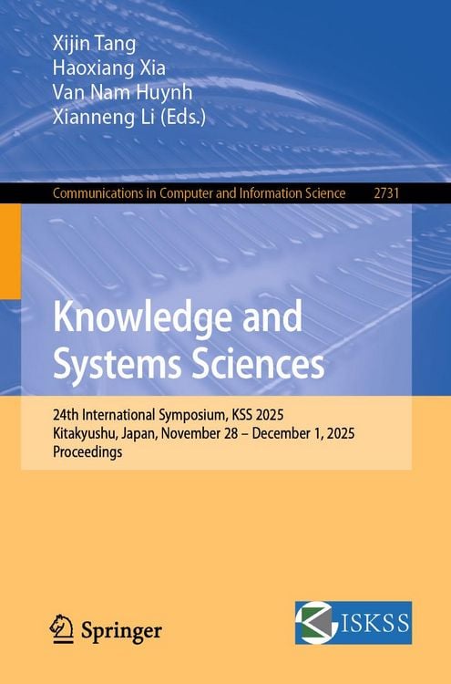 Produktbild: Knowledge and Systems Sciences