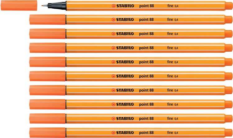 Produktbild: STABILO Point 88 gelbrot