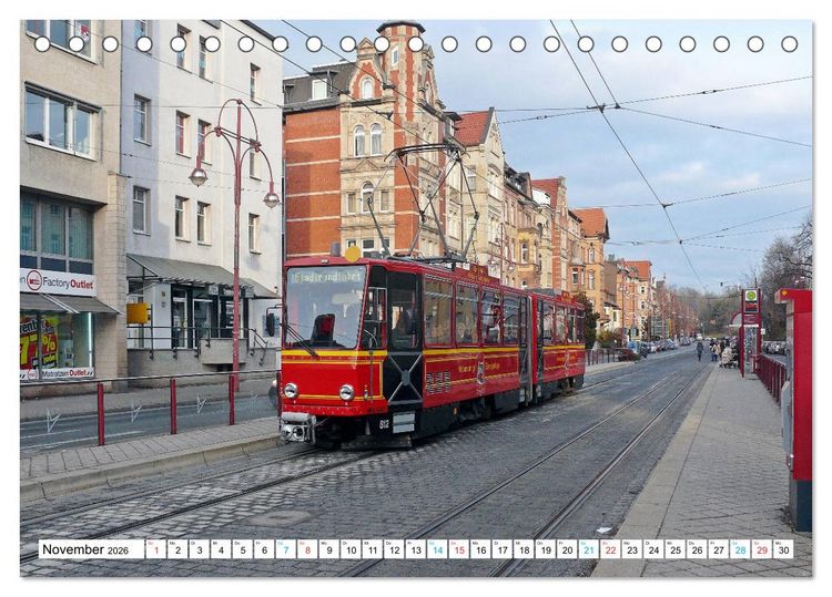 Produktbild: Tram historisch (Tischkalender 2026 DIN A5 quer), CALVENDO Monatskalender