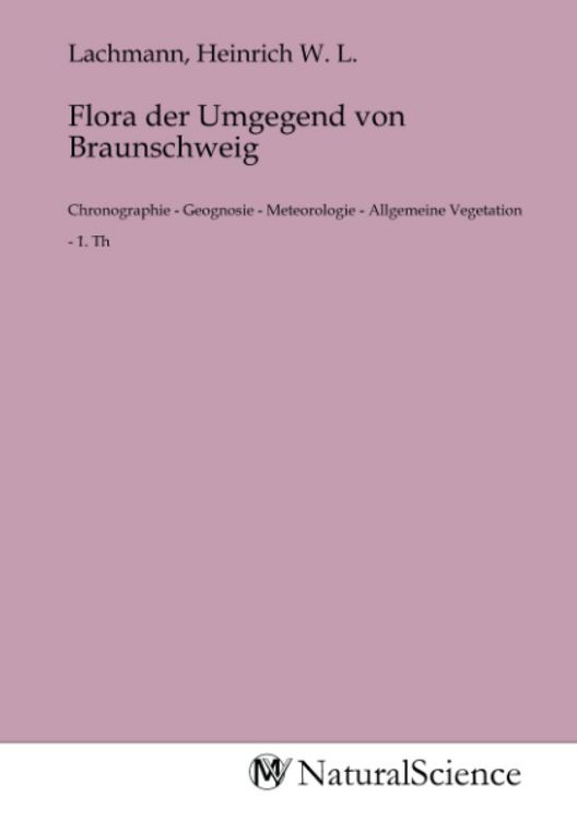 Produktbild: Flora der Umgegend von Braunschweig
