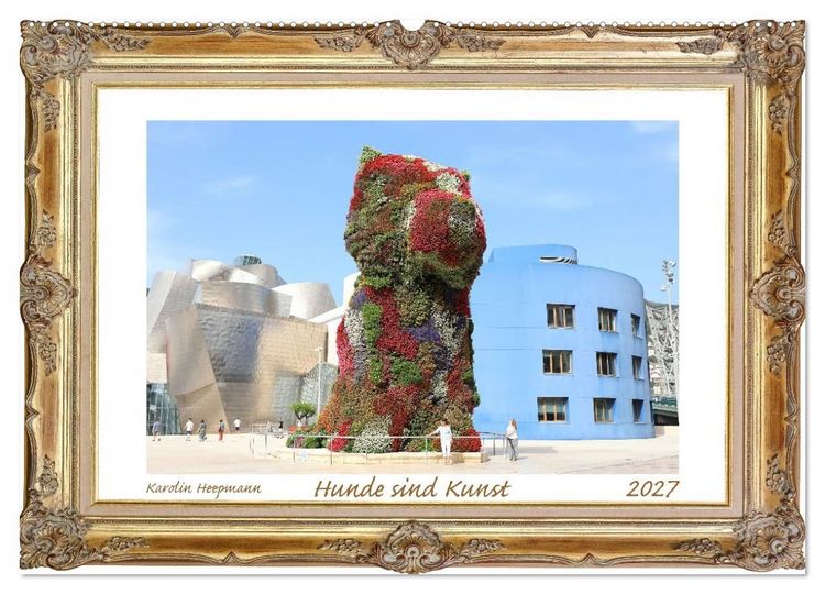 Produktbild: Hunde sind Kunst (Wandkalender 2027 DIN A2 quer), CALVENDO Monatskalender