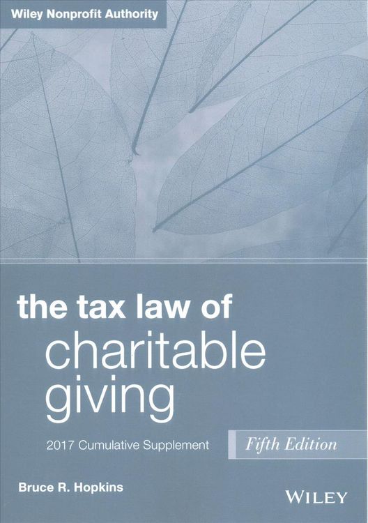 Produktbild: The Tax Law of Charitable Giving, 2017 Supplement