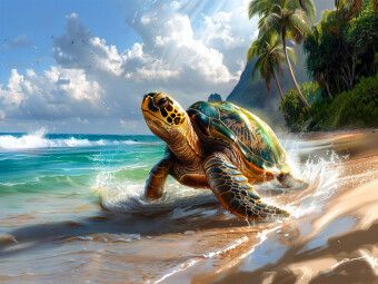 Produktbild: CALVENDO Puzzle Flossen voraus ins Blaue | 1000 Teile Lege-Gr&ouml;&szlig;e 64x48cm Foto-Puzzle f&uuml;r gl&uuml;ckliche Stunden