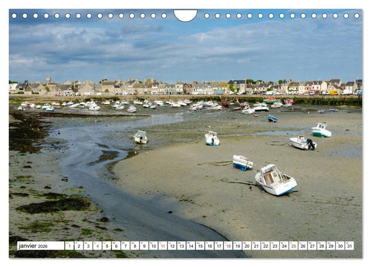 Produktbild: Normandie, la c&ocirc;te nord Cotentin (Calendrier mural 2026 DIN A4 vertical), CALVENDO calendrier mensuel