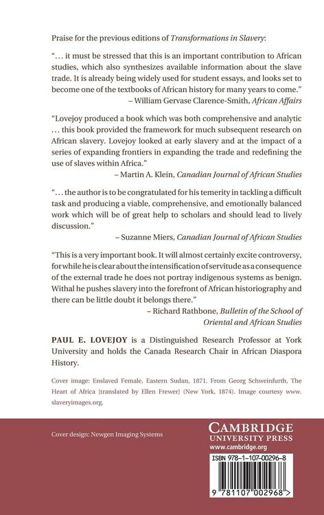 Produktbild: Transformations in Slavery