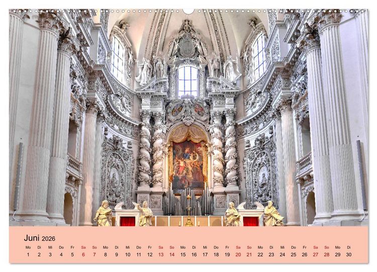 Produktbild: M&uuml;nchen - Unterwegs in der bayrischen Landeshauptstadt (hochwertiger Premium Wandkalender 2026 DIN A2 quer), Kunstdruck in Hochglanz