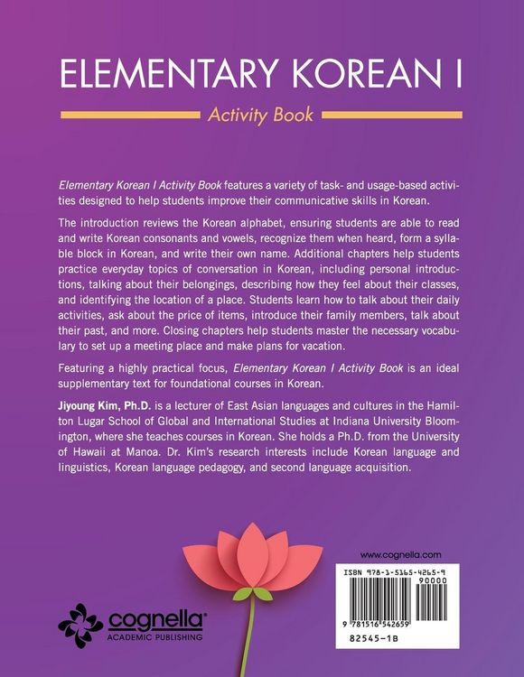 Produktbild: Elementary Korean I Activity Book