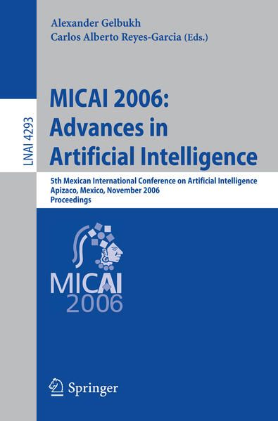 Produktbild: MICAI 2006: Advances in Artificial Intelligence