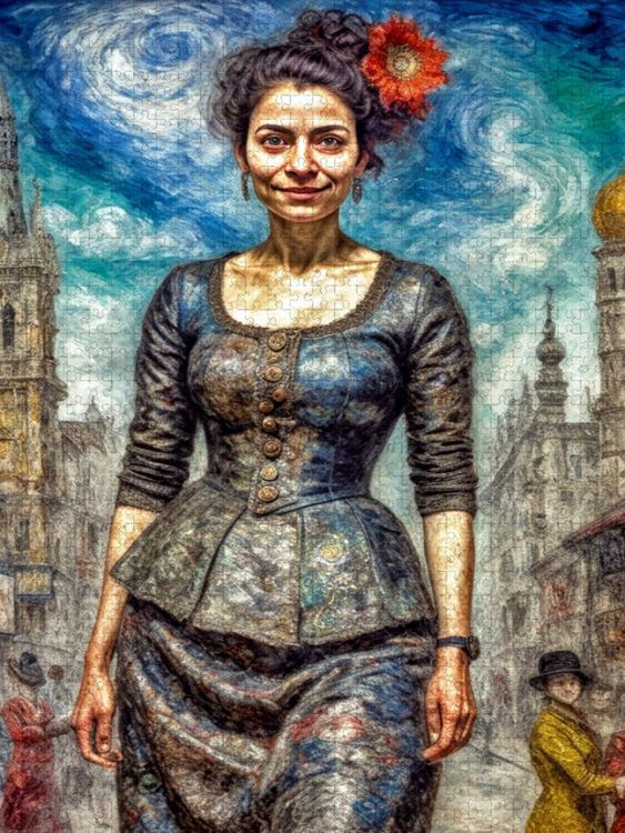 Produktbild: CALVENDO Puzzle Nach James Ensor (1860 - 1949) | 1000 Teile Lege-Gr&ouml;&szlig;e 64x48cm Foto-Puzzle f&uuml;r gl&uuml;ckliche Stunden