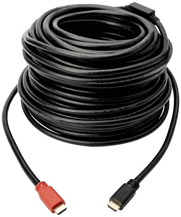 Produktbild: Digitus HDMI Anschlusskabel HDMI-A Stecker 10m Schwarz DB-330118-100-S 4K UHD, doppelt geschirmt, Geflechtschirm, Gesamtschirm