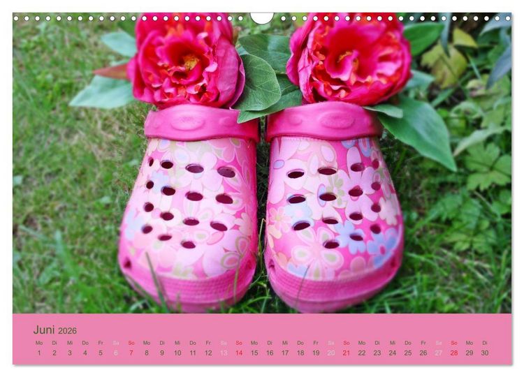 Produktbild: Schuhe - Schritt f&uuml;r Schritt durch das Jahr (Wandkalender 2026 DIN A3 quer), CALVENDO Monatskalender