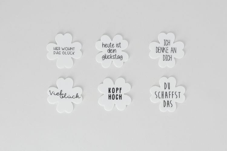 Produktbild: Gl&uuml;cksklee in verschiedenen Designs
