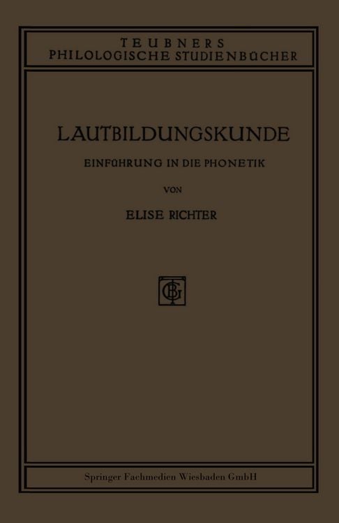Produktbild: Lautbildungskunde
