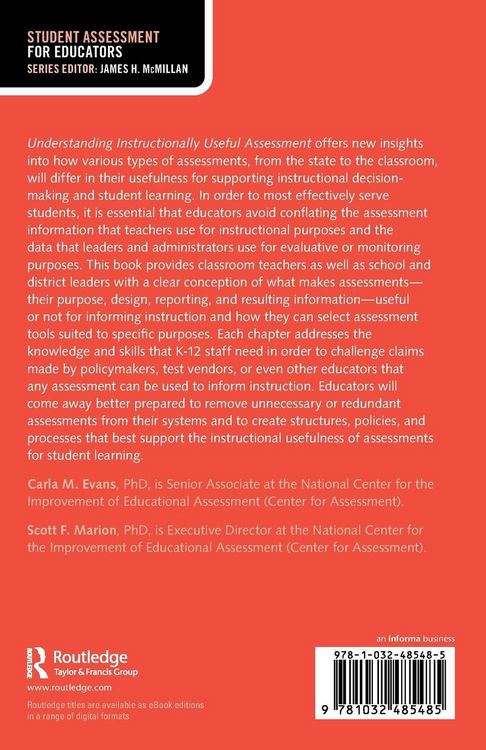 Produktbild: Understanding Instructionally Useful Assessment