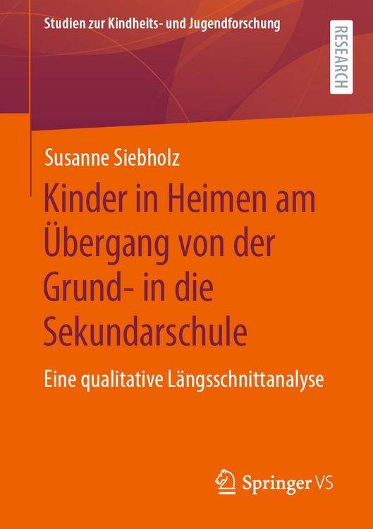 Produktbild: Kinder in Heimen am &Uuml;bergang von der Grund- in die Sekundarschule