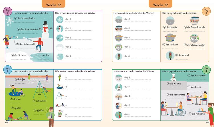 Produktbild: Deutsch f&uuml;r clevere Kids - 5 W&ouml;rter am Tag