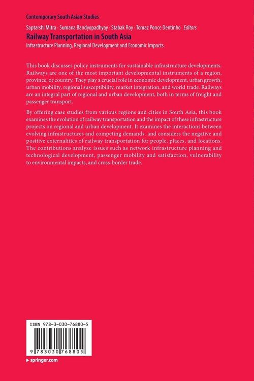 Produktbild: Railway Transportation in South Asia
