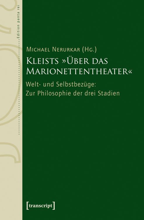 Produktbild: Kleists &raquo;&Uuml;ber das Marionettentheater&laquo;