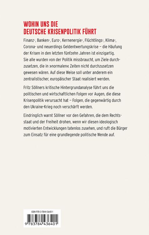 Produktbild: Krise als Mittel zur Macht
