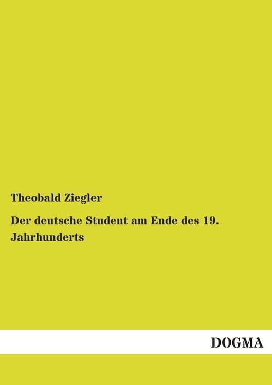 Produktbild: Der deutsche Student am Ende des 19. Jahrhunderts
