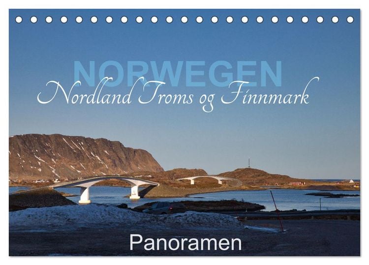 Produktbild: Norwegen Nordland Troms og Finnmark - Panoramen (Tischkalender 2026 DIN A5 quer), CALVENDO Monatskalender