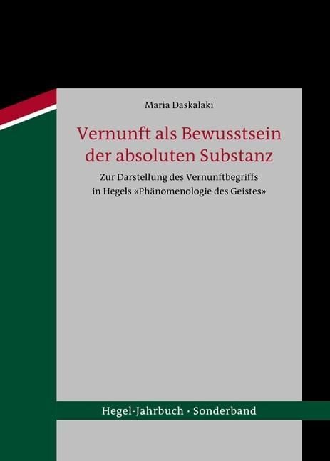 Produktbild: Vernunft als Bewusstsein der absoluten Substanz