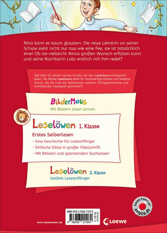 Produktbild: Lesel&ouml;wen 1. Klasse - Hilfe, unsere Lehrerin kann zaubern!