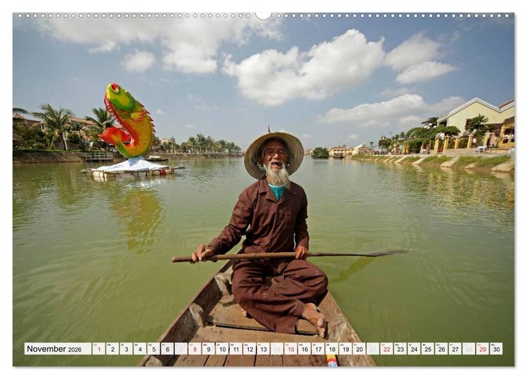 Produktbild: Vietnam (Wandkalender 2026 DIN A2 quer), CALVENDO Monatskalender