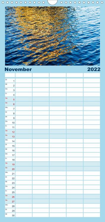 Produktbild: Familienplaner Ostsee im Winter (Wandkalender 2022 , 21 cm x 45 cm, hoch)
