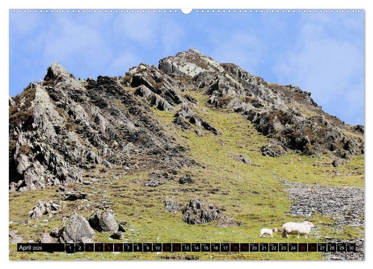 Produktbild: Welsh Landscapes (High Quality Premium Wall Calendar 2026 DIN A2 landscape),CALVENDO 12 Month Wall Calendar