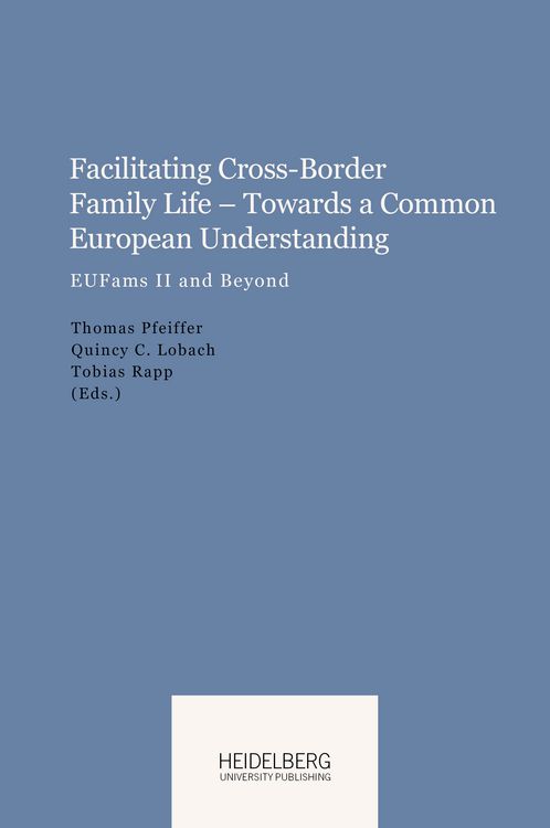 Produktbild: Facilitating Cross-Border Family Life &ndash; Towards a Common European Understanding