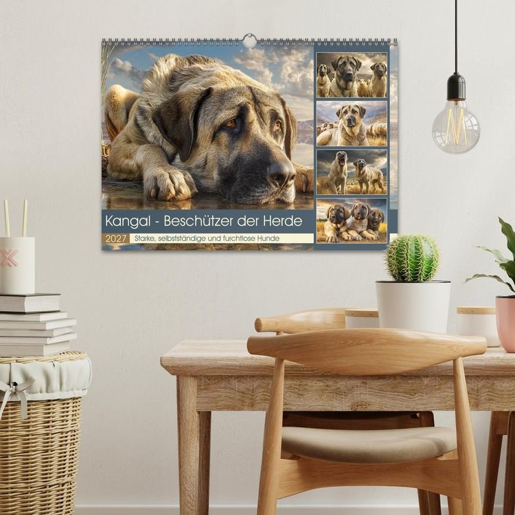Produktbild: Kangal - Besch&uuml;tzer der Herde. Starke, selbstst&auml;ndige und furchtlose Hunde (Wandkalender 2027 DIN A3 quer), CALVENDO Monatskalender