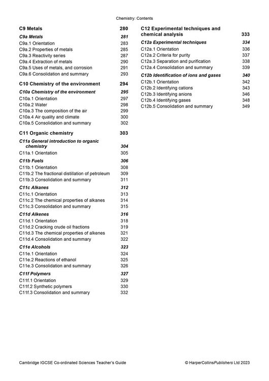 Produktbild: Cambridge Igcse(tm) Co-Ordinated Sciences Teacher Guide