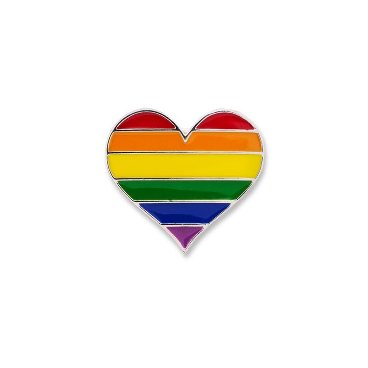 Produktbild: Anstecknadel "Rainbow Heart"