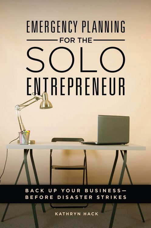 Produktbild: Emergency Planning for the Solo Entrepreneur