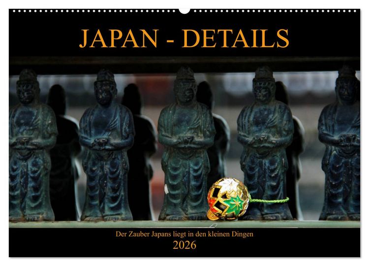 Produktbild: Japan - Details (Wandkalender 2026 DIN A2 quer), CALVENDO Monatskalender