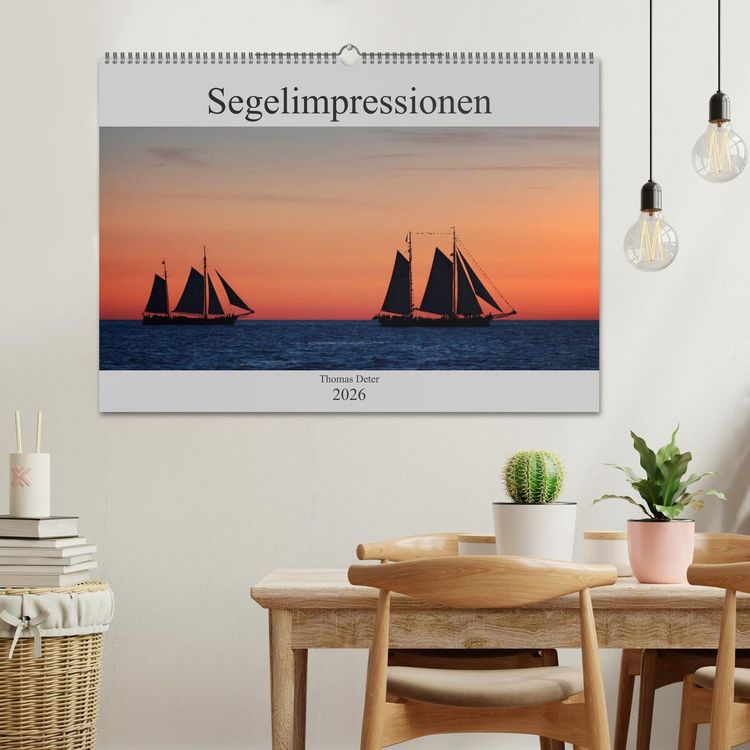 Produktbild: Segelimpressionen (Wandkalender 2026 DIN A2 quer), CALVENDO Monatskalender