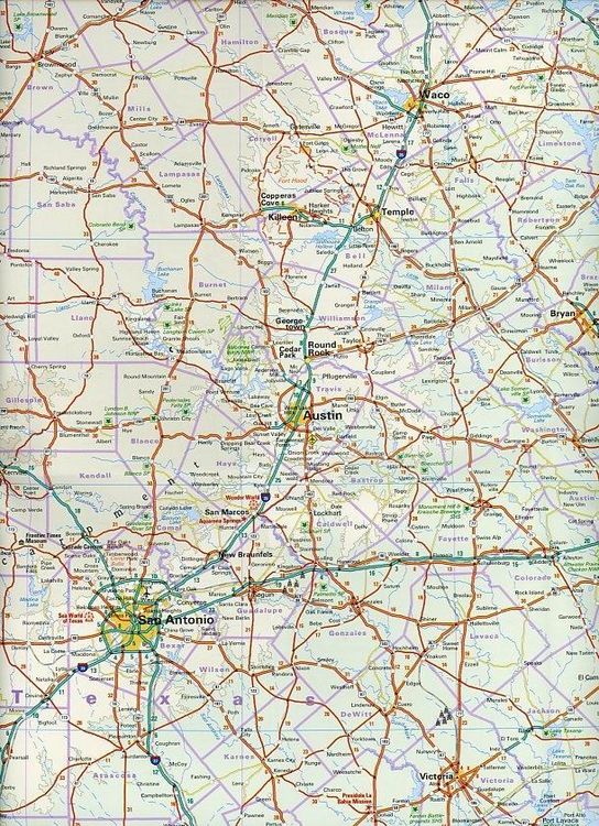 Produktbild: Reise Know-How Landkarte USA 08, S&uuml;d (1:1.250.000) : Kansas, Oklahoma, Texas