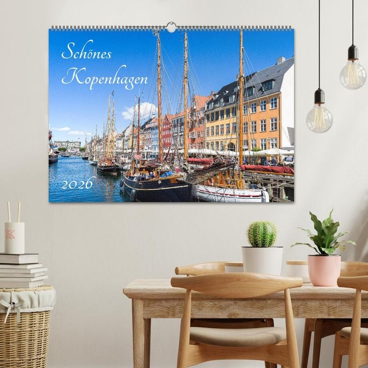 Produktbild: Sch&ouml;nes Kopenhagen (Wandkalender 2026 DIN A2 quer), CALVENDO Monatskalender