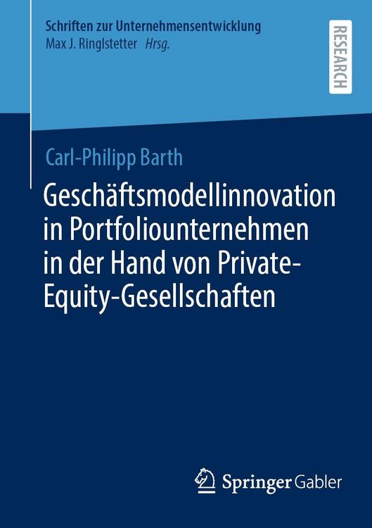 Produktbild: Gesch&auml;ftsmodellinnovation in Portfoliounternehmen in der Hand von Private-Equity-Gesellschaften