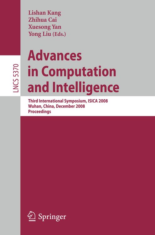 Produktbild: Advances in Computation and Intelligence