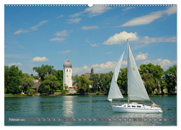 Produktbild: Traumhafter Chiemsee &ndash; Impressionen vom Bayerischen Meer (Wandkalender 2026 DIN A2 quer), CALVENDO Monatskalender