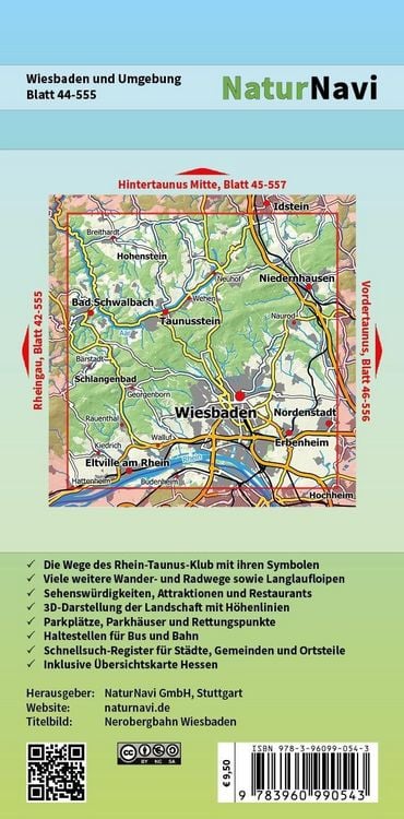 Produktbild: Wiesbaden und Umgebung 1 : 25 000