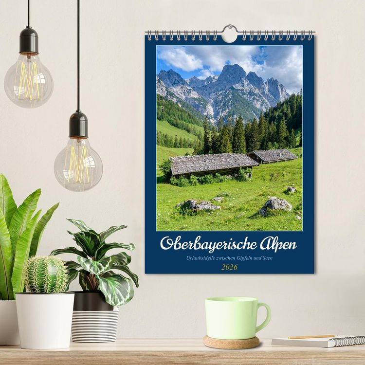 Produktbild: Oberbayerische Alpen (Wandkalender 2026 DIN A4 hoch), CALVENDO Monatskalender